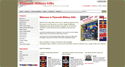 Desktop Screenshot of plymouthmilitarygifts.co.uk
